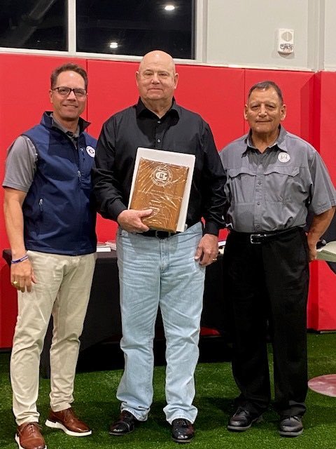 Former Katy head baseball coach Tom McPherson was inducted into the GHBCA Hall of Honor.